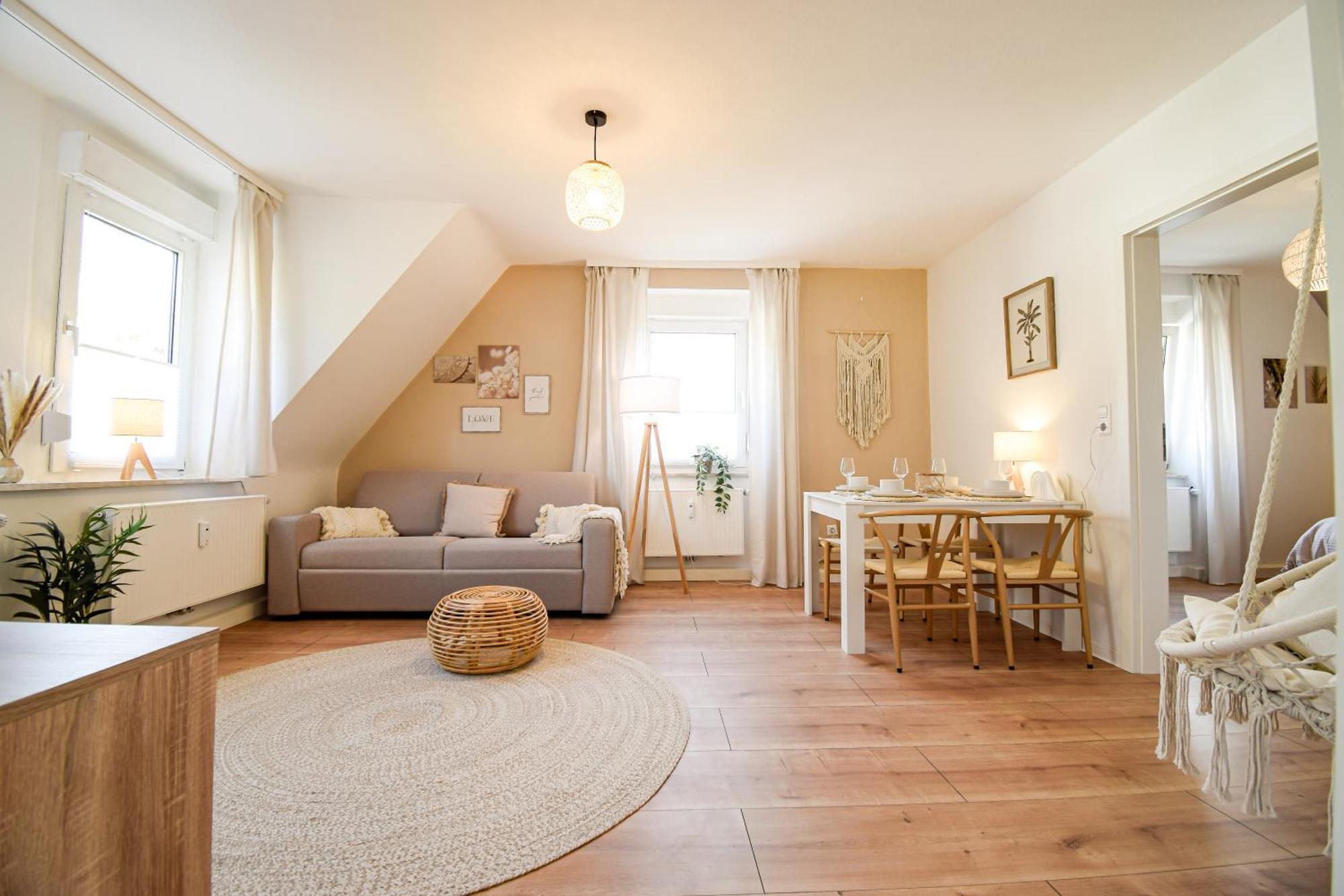 Boho-Apartment - Feel Like Home, Tiny Bathroom & Garage, 60M2 Mühlacker Exterior foto